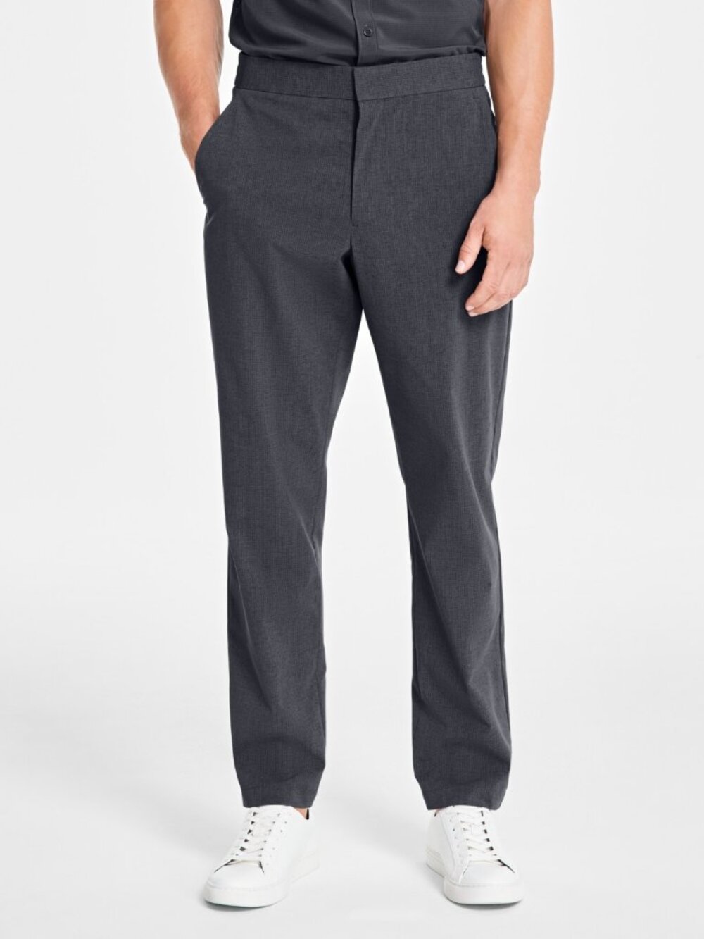 Alfani Men's Breathable Suit Pants, Created for Macy's - Ebony Grey   NWT
